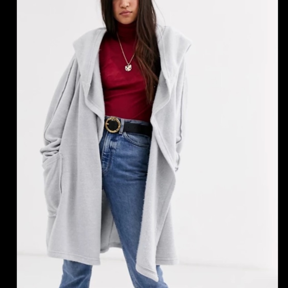 Free People Willow Cardigan Gray M/L